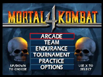 Mortal Kombat 4 (US) screen shot title